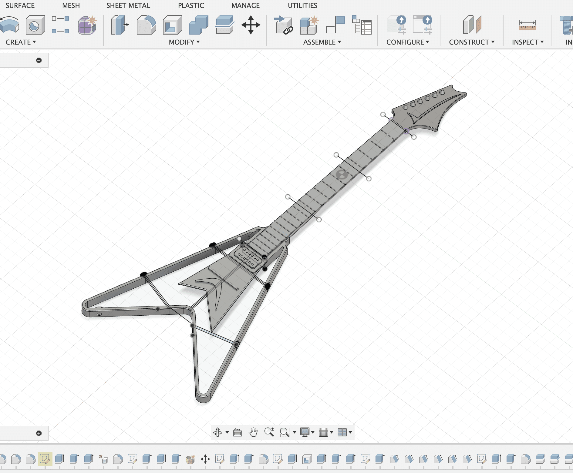 Guitar CAD detail