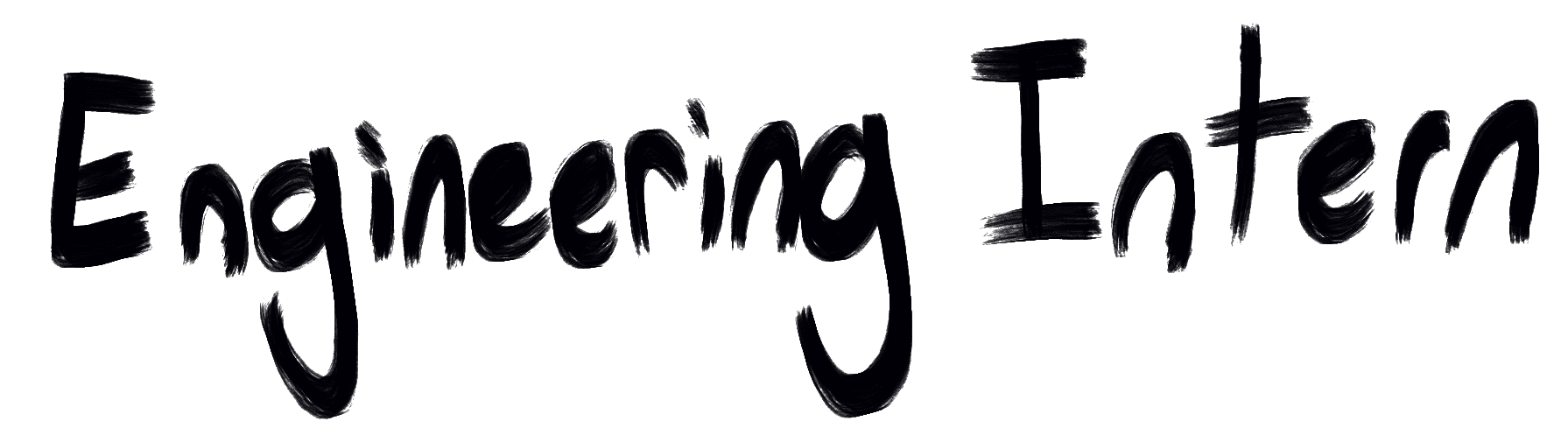 Engineering intern scribble